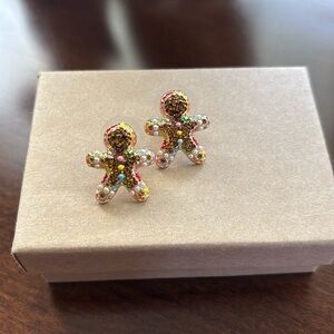 Baublebar gingerbread man earrings
